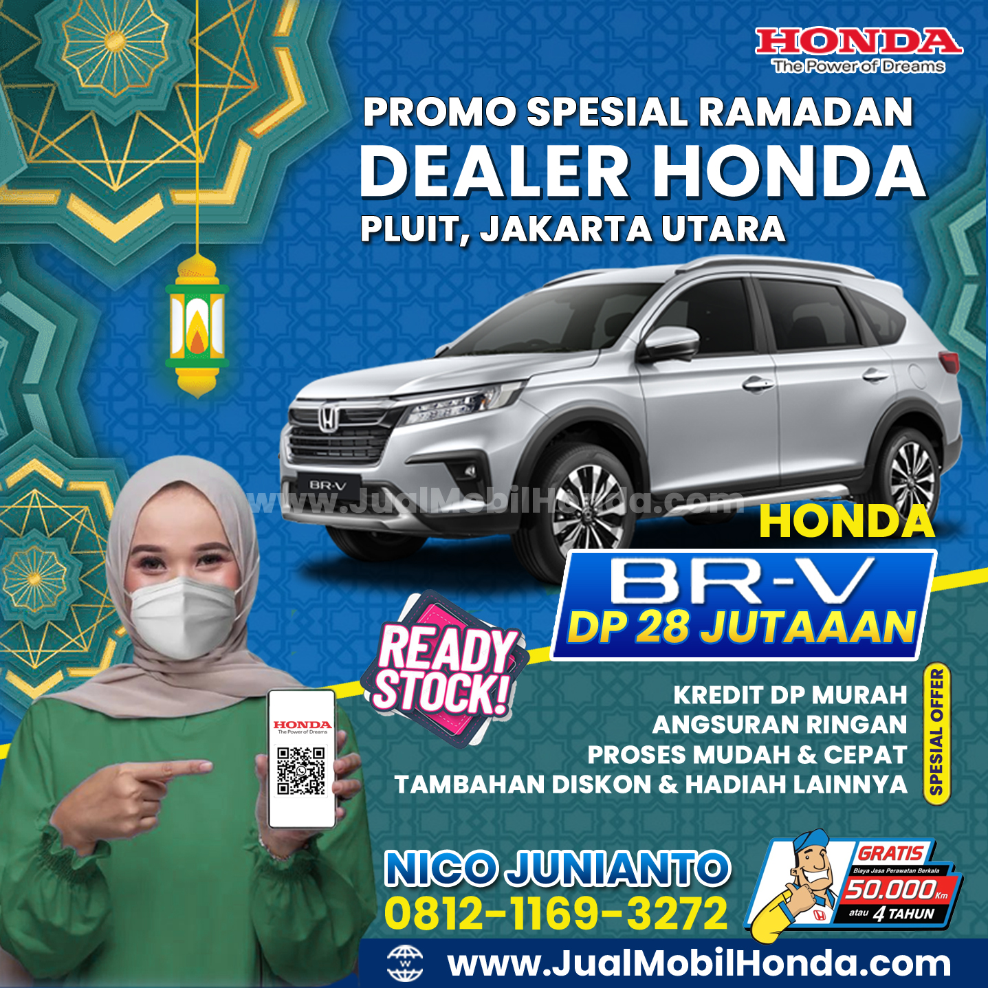 Promo Honda BR-V DP 28 Jutaan, Spesial Ramadhan 2023